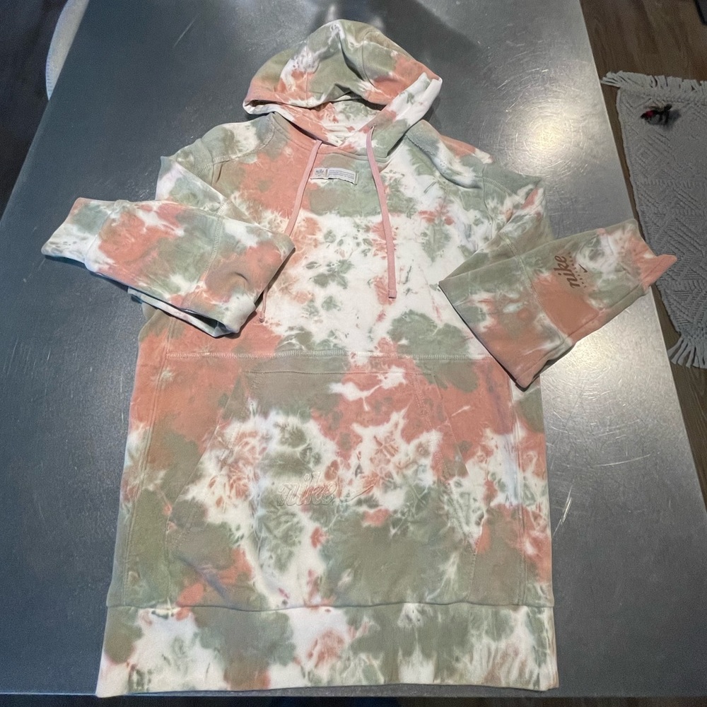 Nike Hooded Sweatshirt Tie Dye